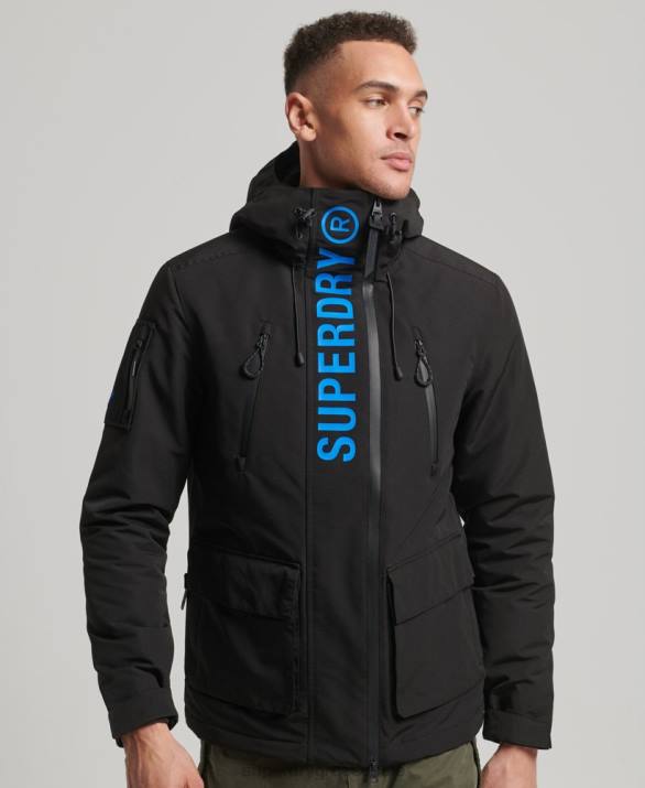 απόλυτο sd windcheater jacket άνδρες είδη ένδυσης μαύρος Superdry L02L922