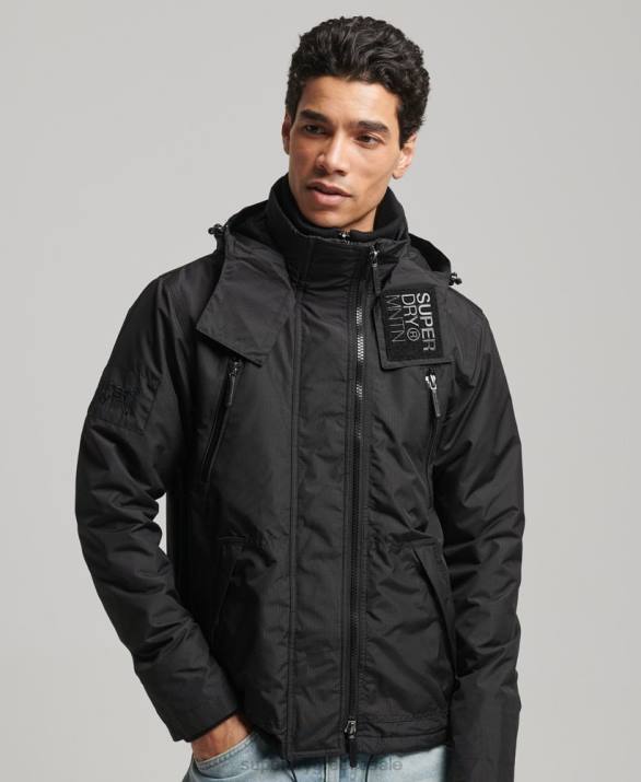 βουνό sd windcheater jacket άνδρες είδη ένδυσης μαύρος Superdry L02L924