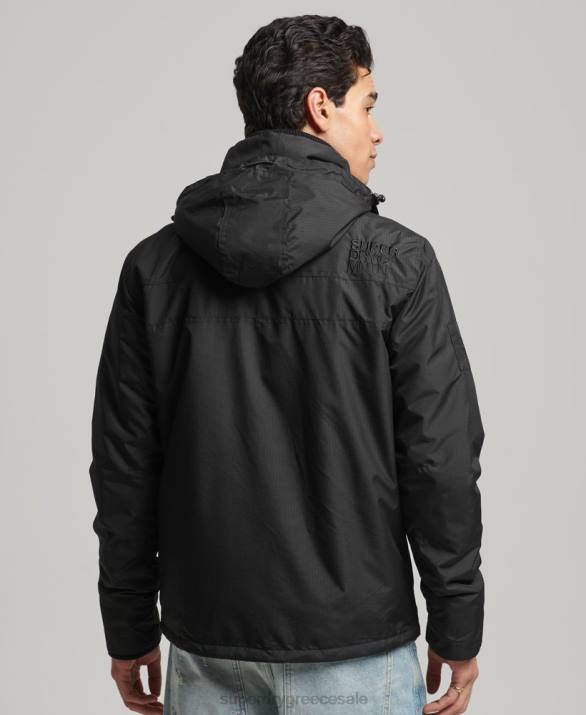 βουνό sd windcheater jacket άνδρες είδη ένδυσης μαύρος Superdry L02L924