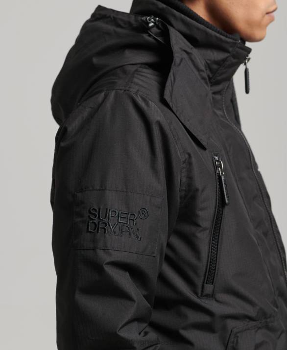 βουνό sd windcheater jacket άνδρες είδη ένδυσης μαύρος Superdry L02L924