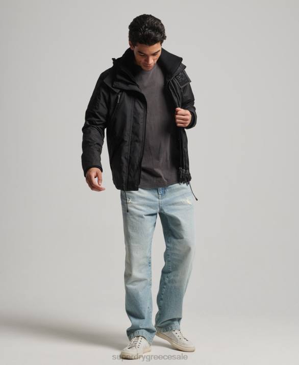 βουνό sd windcheater jacket άνδρες είδη ένδυσης μαύρος Superdry L02L924