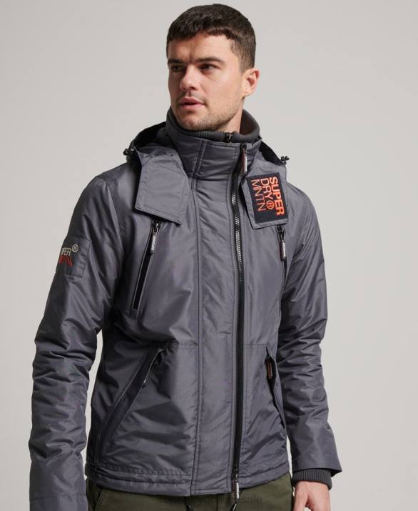 βουνό sd windcheater jacket άνδρες είδη ένδυσης σκούρο γκρι Superdry L02L946