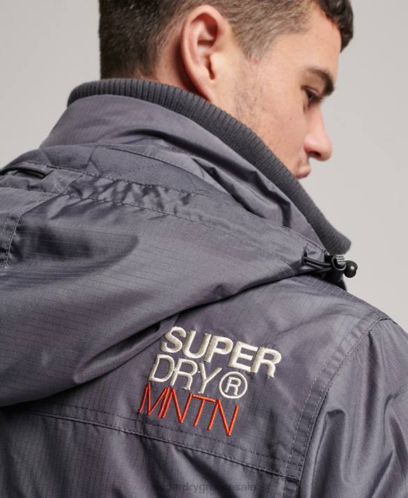 βουνό sd windcheater jacket άνδρες είδη ένδυσης σκούρο γκρι Superdry L02L946