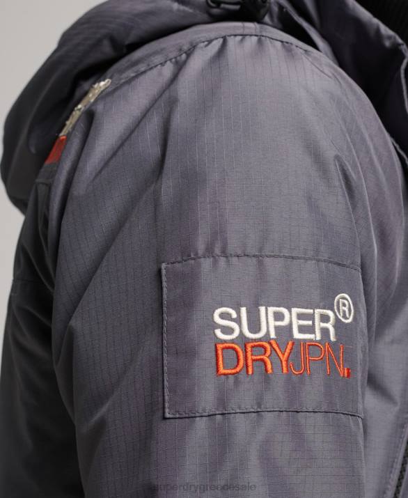 βουνό sd windcheater jacket άνδρες είδη ένδυσης σκούρο γκρι Superdry L02L946