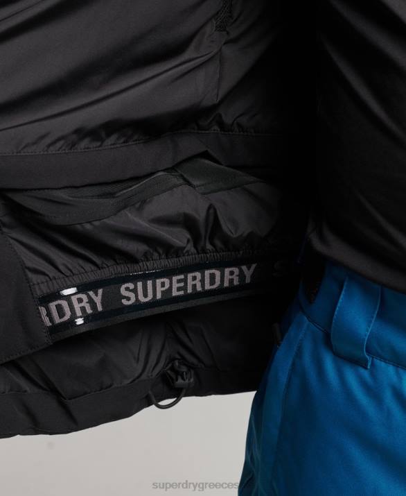 ski radar pro puffer jacket άνδρες είδη ένδυσης μαύρος Superdry L02L1066