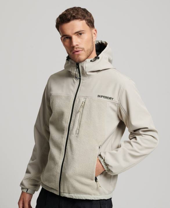 υβριδικό trekker jacket άνδρες είδη ένδυσης γκρί Superdry L02L939