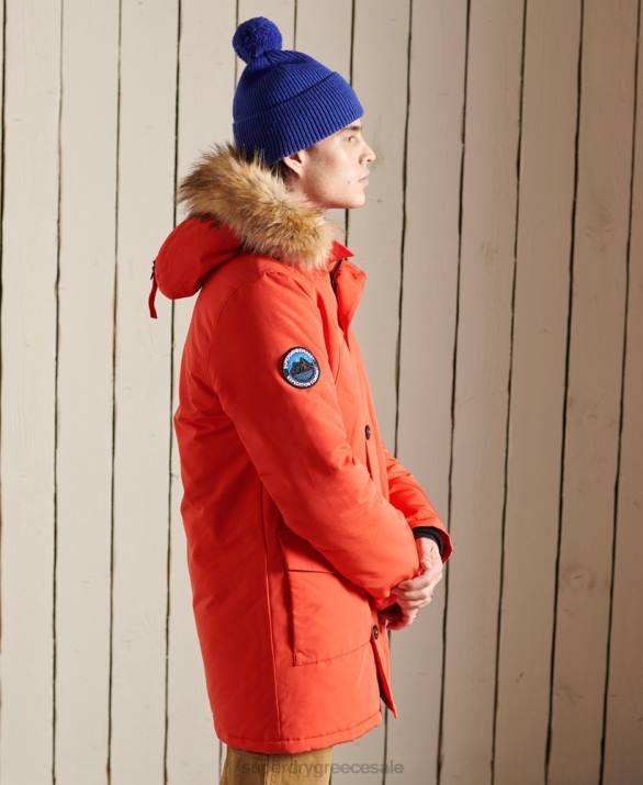 παλτό everest parka άνδρες είδη ένδυσης πορτοκάλι Superdry L02L1098