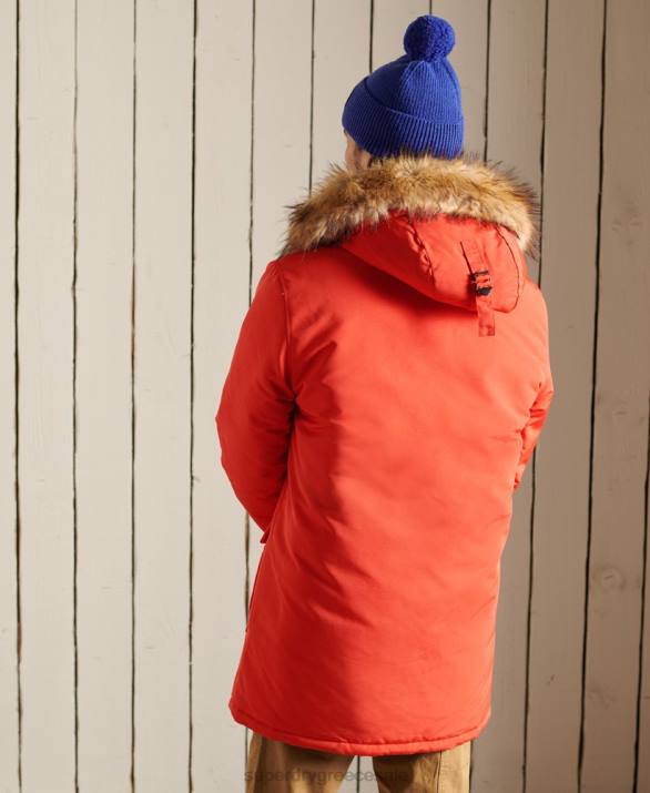 παλτό everest parka άνδρες είδη ένδυσης πορτοκάλι Superdry L02L1098