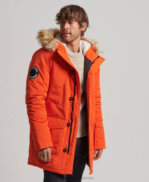 παλτό everest parka άνδρες είδη ένδυσης πορτοκάλι Superdry L02L1126