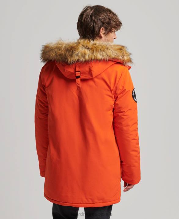 παλτό everest parka άνδρες είδη ένδυσης πορτοκάλι Superdry L02L1126