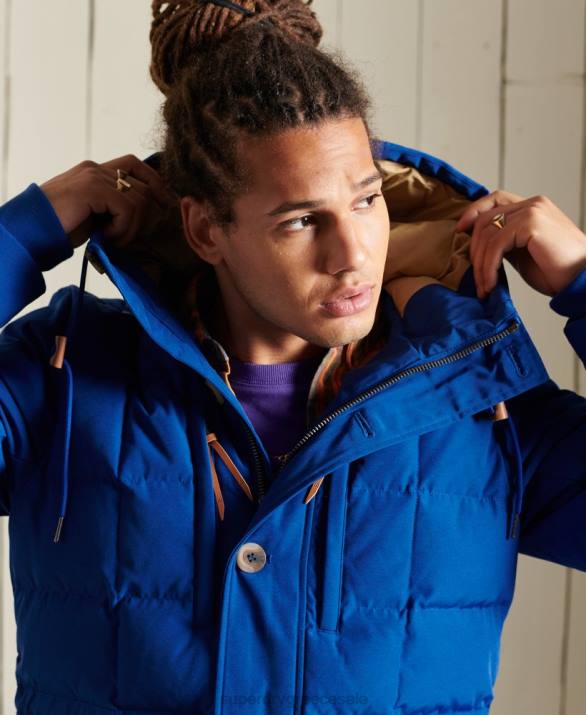 παλτό parka expedition άνδρες είδη ένδυσης μπλε Superdry L02L4537