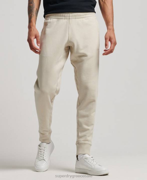 κωδικός micro logo joggers άνδρες είδη ένδυσης μπεζ Superdry L02L6366