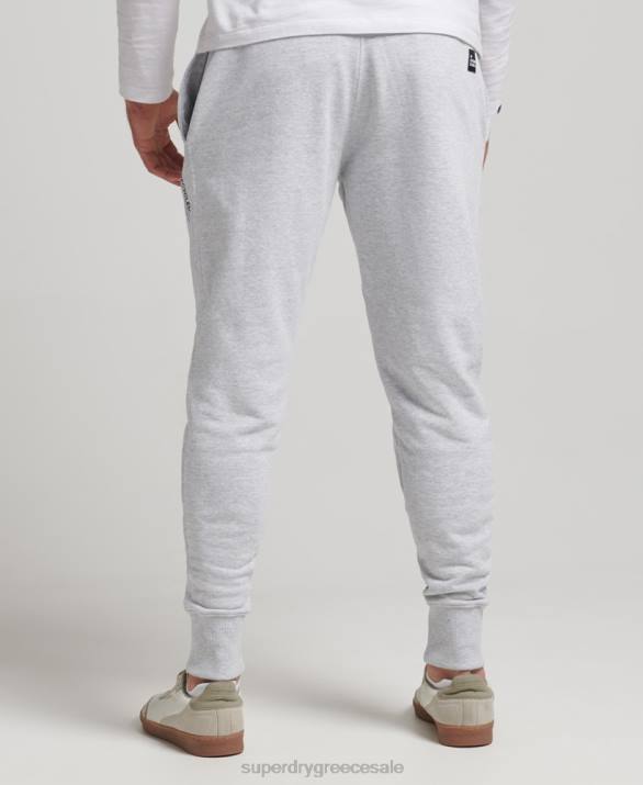 ανακυκλωμένα micro side joggers άνδρες είδη ένδυσης ανοιχτό γκρι Superdry L02L6397