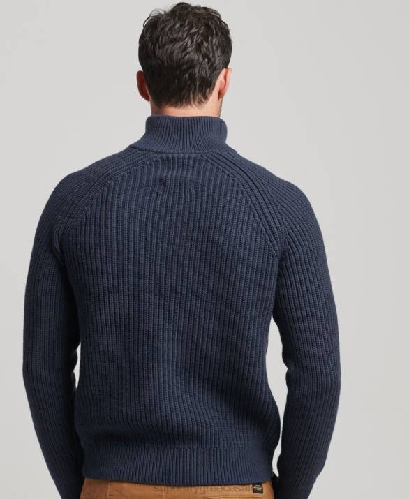 henley jumper άνδρες είδη ένδυσης ΠΟΛΕΜΙΚΟ ΝΑΥΤΙΚΟ Superdry L02L1255