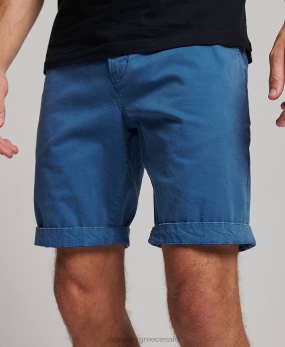 σορτς chino core άνδρες είδη ένδυσης γαλάζιο Superdry L02L251