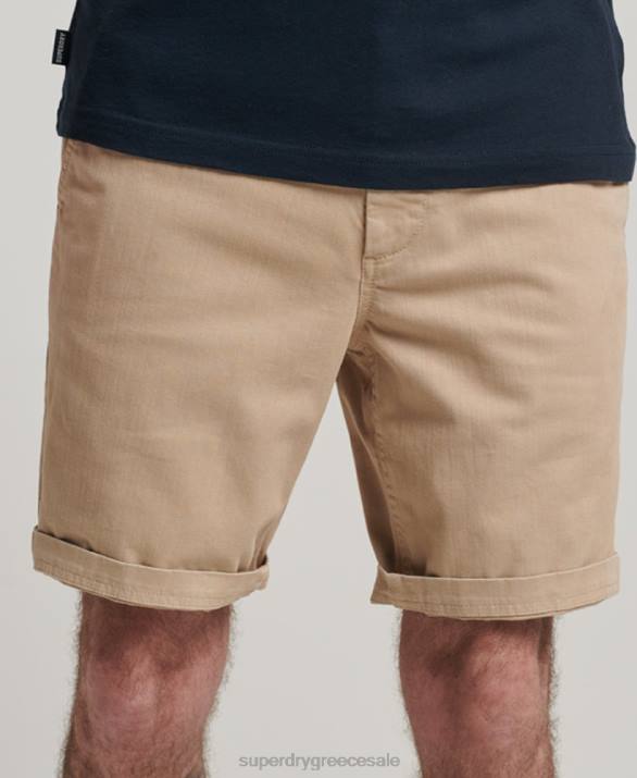 σορτς chino officer άνδρες είδη ένδυσης κρέμα Superdry L02L35