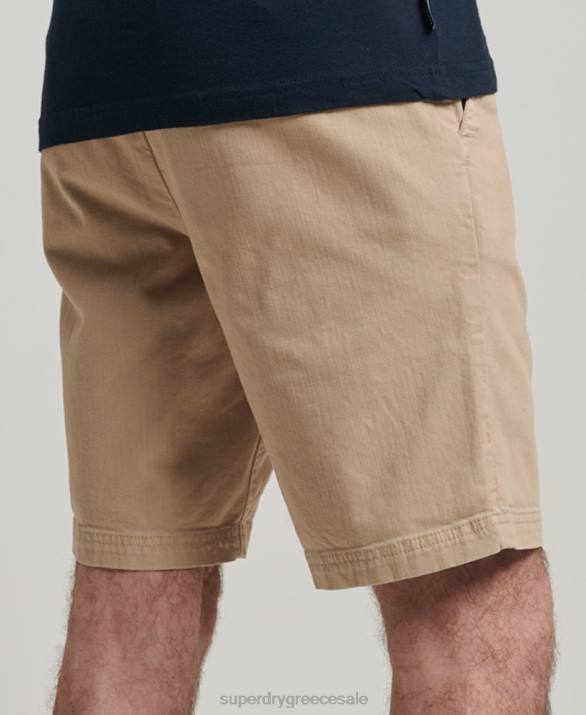 σορτς chino officer άνδρες είδη ένδυσης κρέμα Superdry L02L35