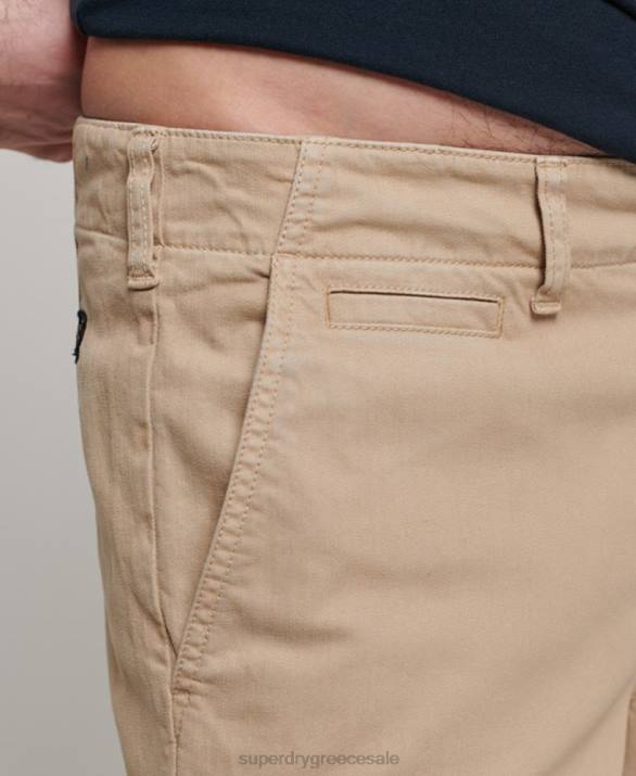 σορτς chino officer άνδρες είδη ένδυσης κρέμα Superdry L02L35