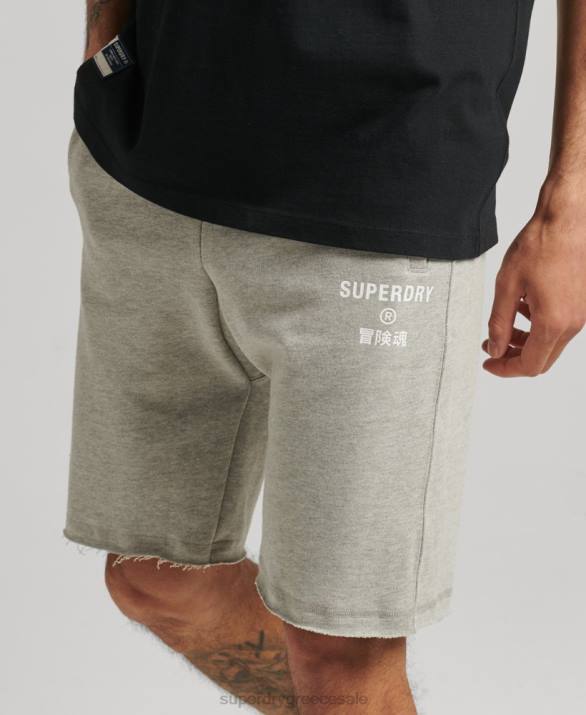 Αθλητικά σορτς code core άνδρες είδη ένδυσης γκρί Superdry L02L378