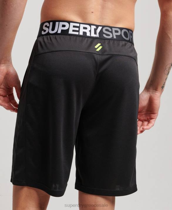 core χαλαρό σορτς άνδρες είδη ένδυσης μαύρος Superdry L02L1411