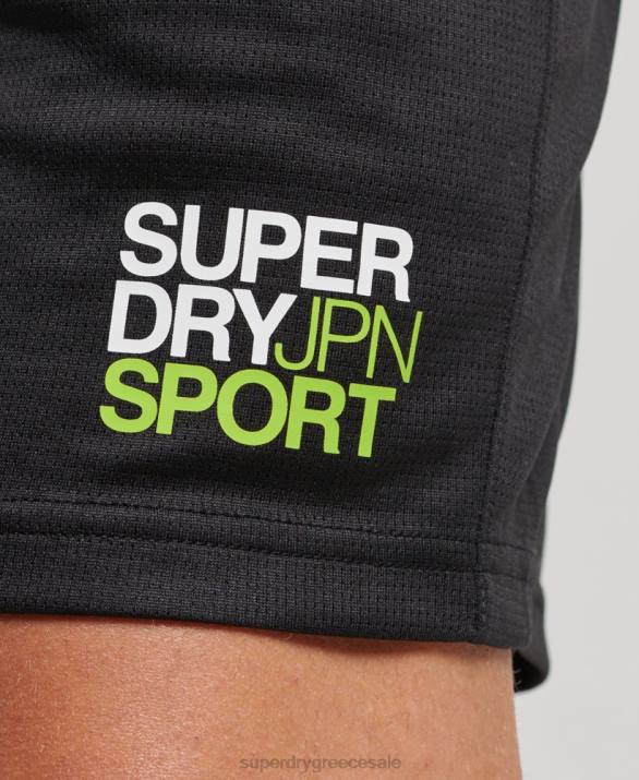 core χαλαρό σορτς άνδρες είδη ένδυσης μαύρος Superdry L02L1411